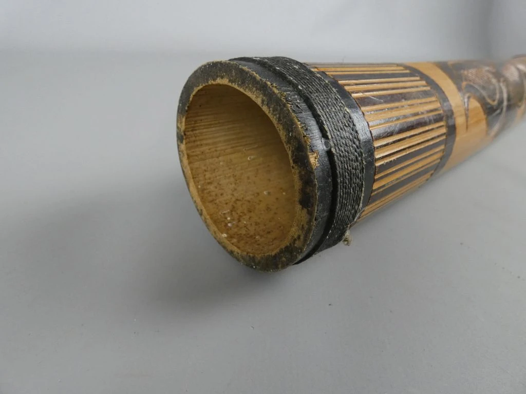 Houten didgeridoo met gravures - foto 6