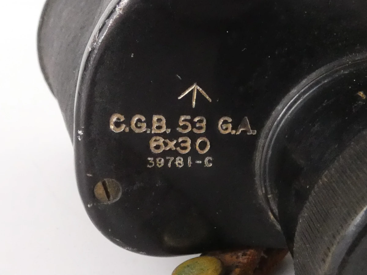 Vintage militaire verrekijker C.G.B. 53 G.A - foto 7