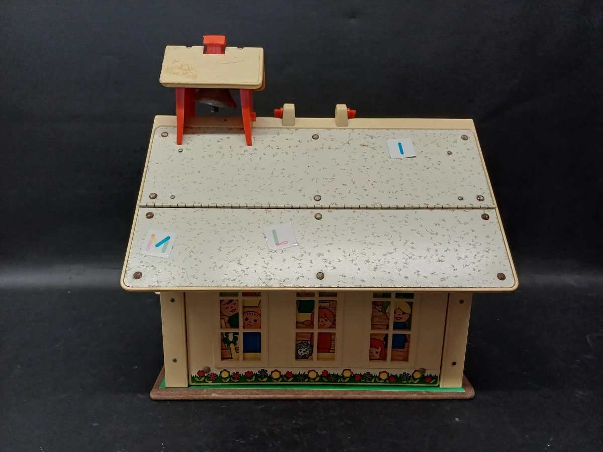 Fisher-Price Schoolgebouw uit 1971 - foto 3