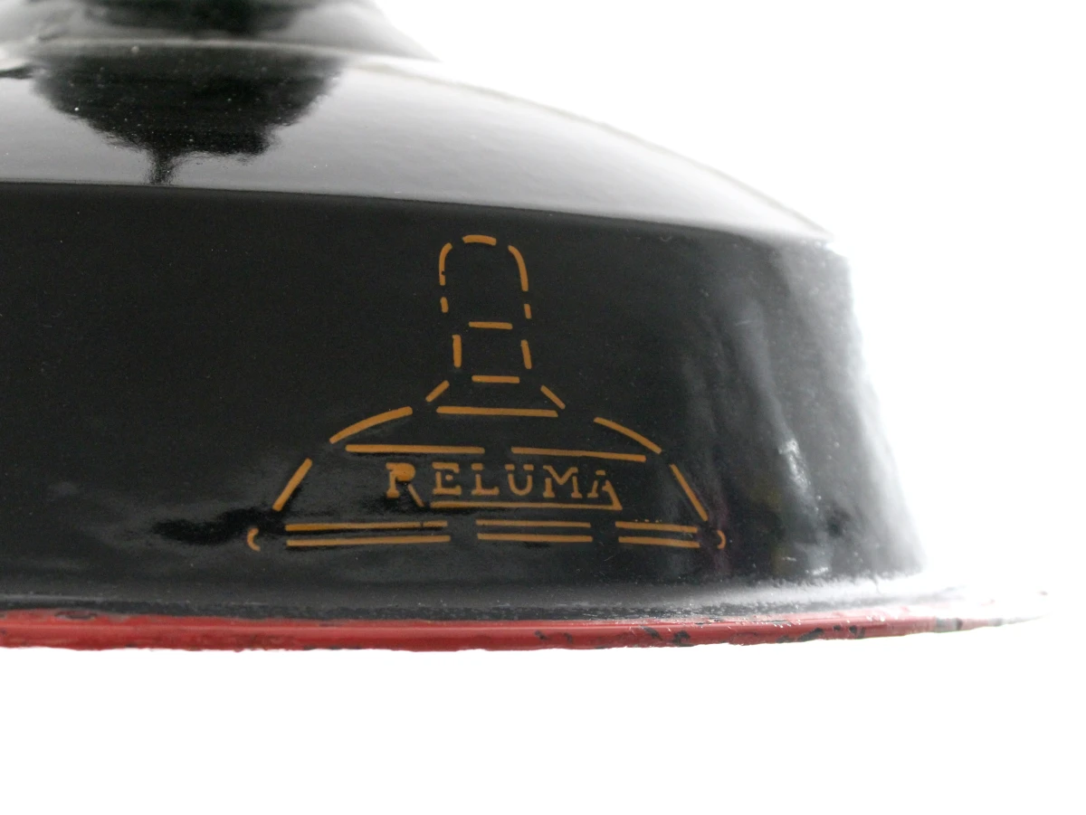 Vintage Reluma Geëmailleerde Hanglamp [1950] - foto 3