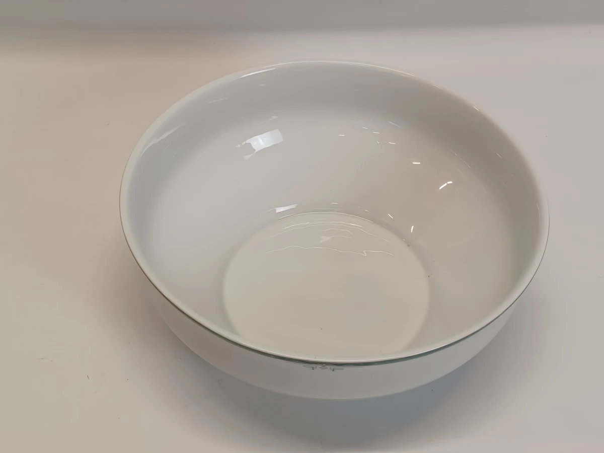 67-delig Porcelaine de Sologne servies met groene gemarmerde rand - Frankrijk - foto 36