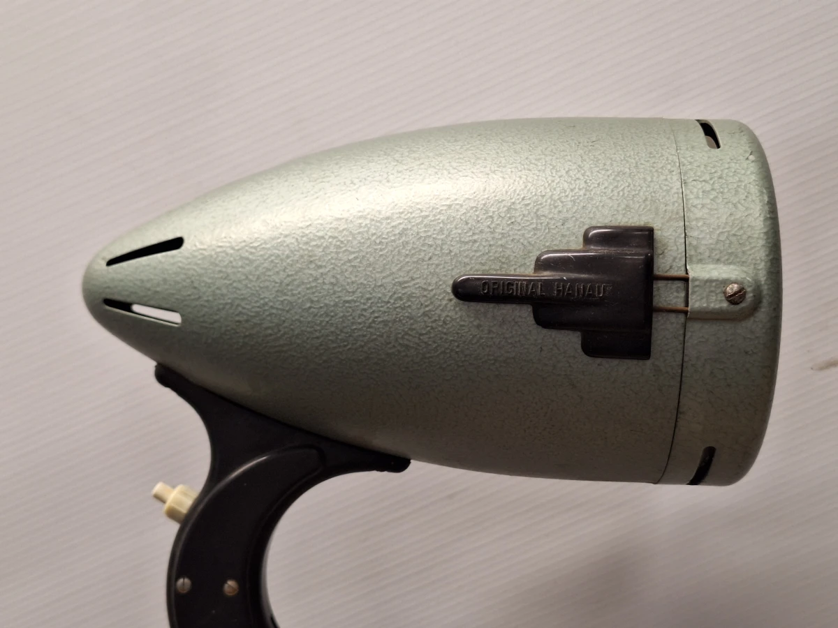 Origial Hanau vintage industriële vloerlamp – voormalig Deutsche Bundeswehr - foto 13