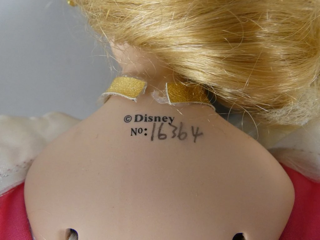 Vintage keramische Disney pop in roze jurk - foto 6