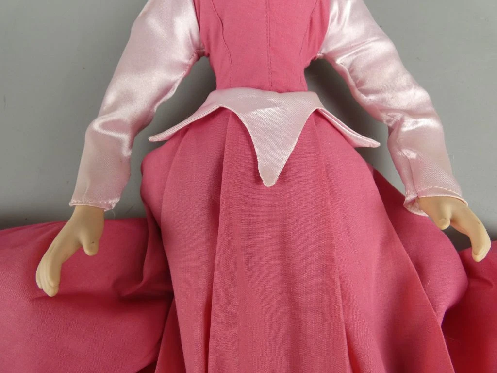 Vintage keramische Disney pop in roze jurk - foto 4