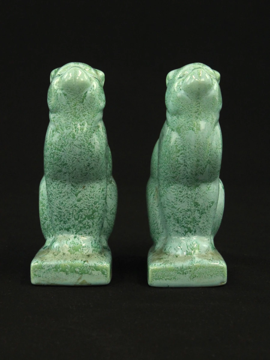 Art Deco keramiek katten beeldjes – Louis Fontinelle - foto 2