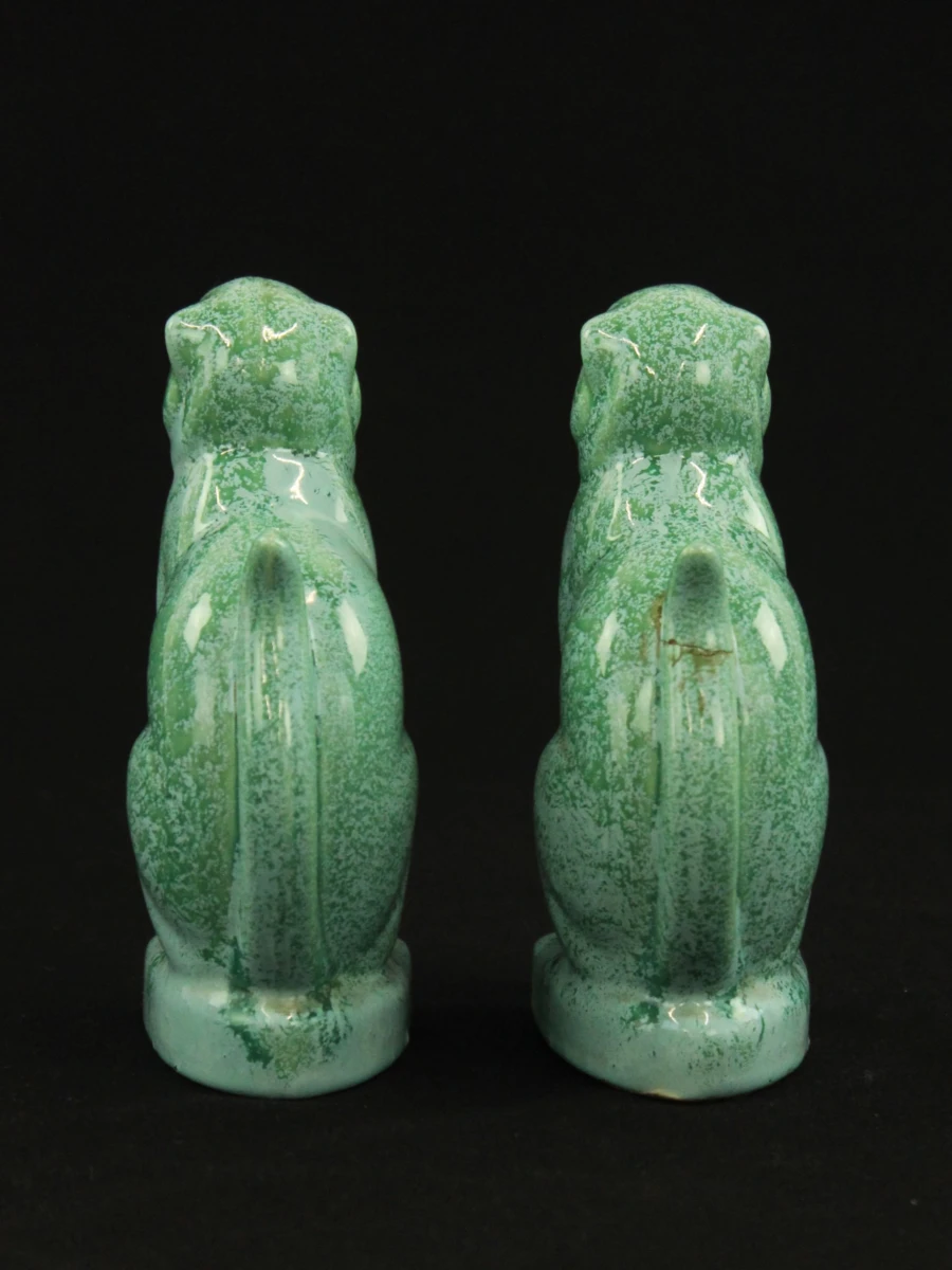 Art Deco keramiek katten beeldjes – Louis Fontinelle - foto 4