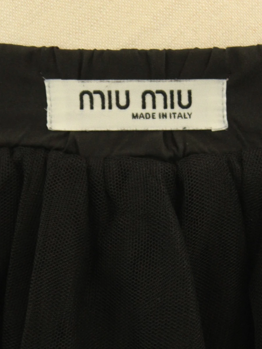 Miu Miu zwarte tule rok - maat 120 / 6 tot 7 jaar - foto 6