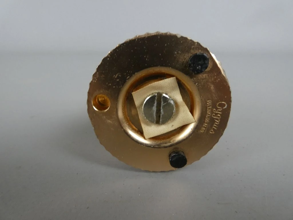 Vintage Caltex aansteker goudkleurig - foto 3