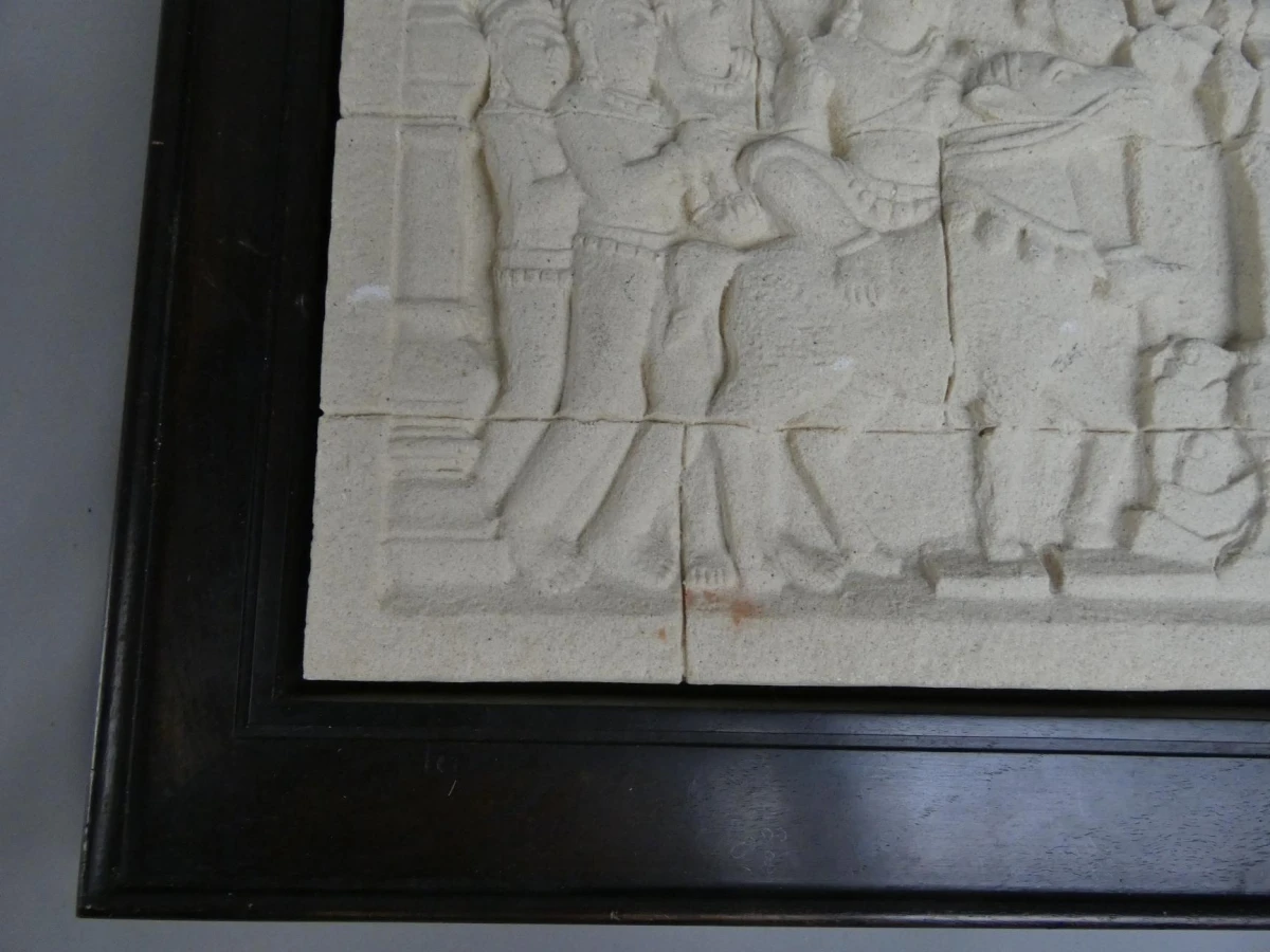 Borobudur reliëf wandpaneel - foto 4