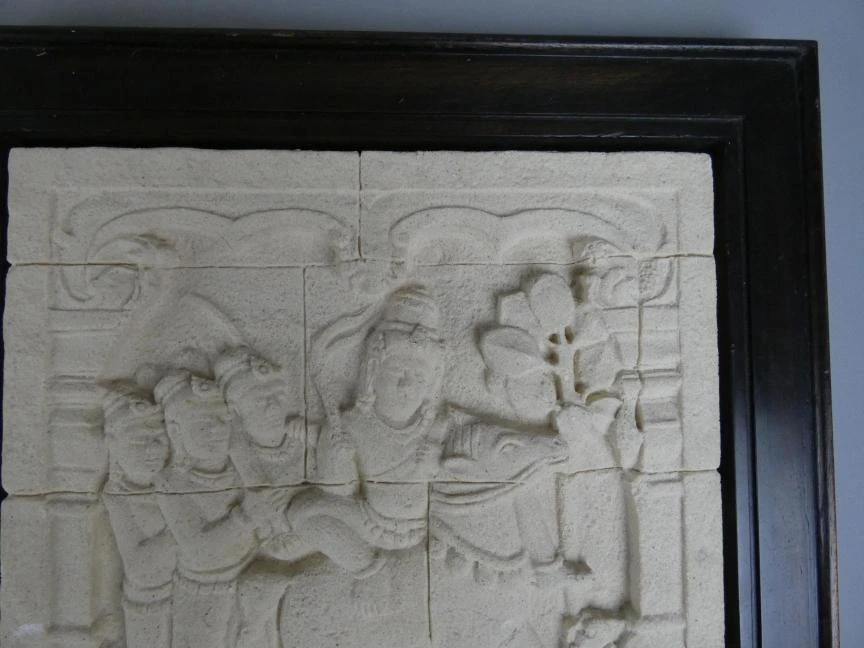 Borobudur reliëf wandpaneel - foto 3