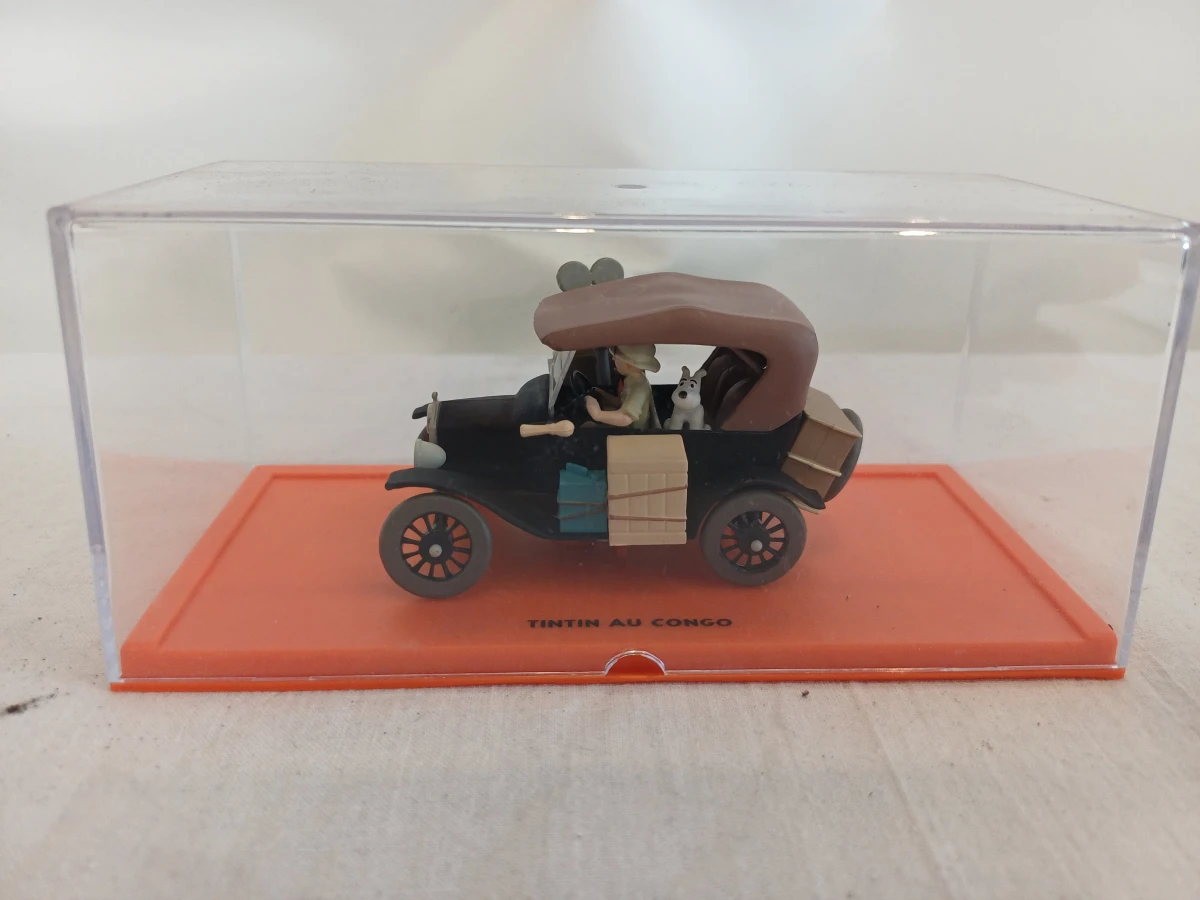 Set van 5 Kuifje miniatuurauto's in displaybox - foto 6