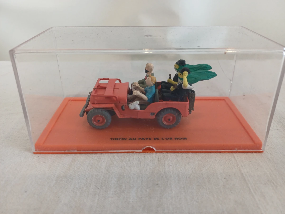 Set van 5 Kuifje miniatuurauto's in displaybox - foto 5