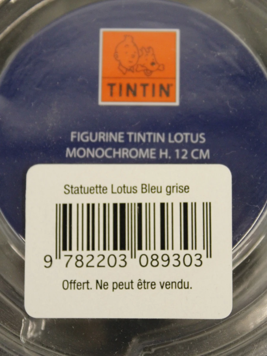 Set van 4 Kuifje A5 editie/mini albums met Tintin Figurine Lotus Monochrome 12 cm in O.V.P. - foto 7