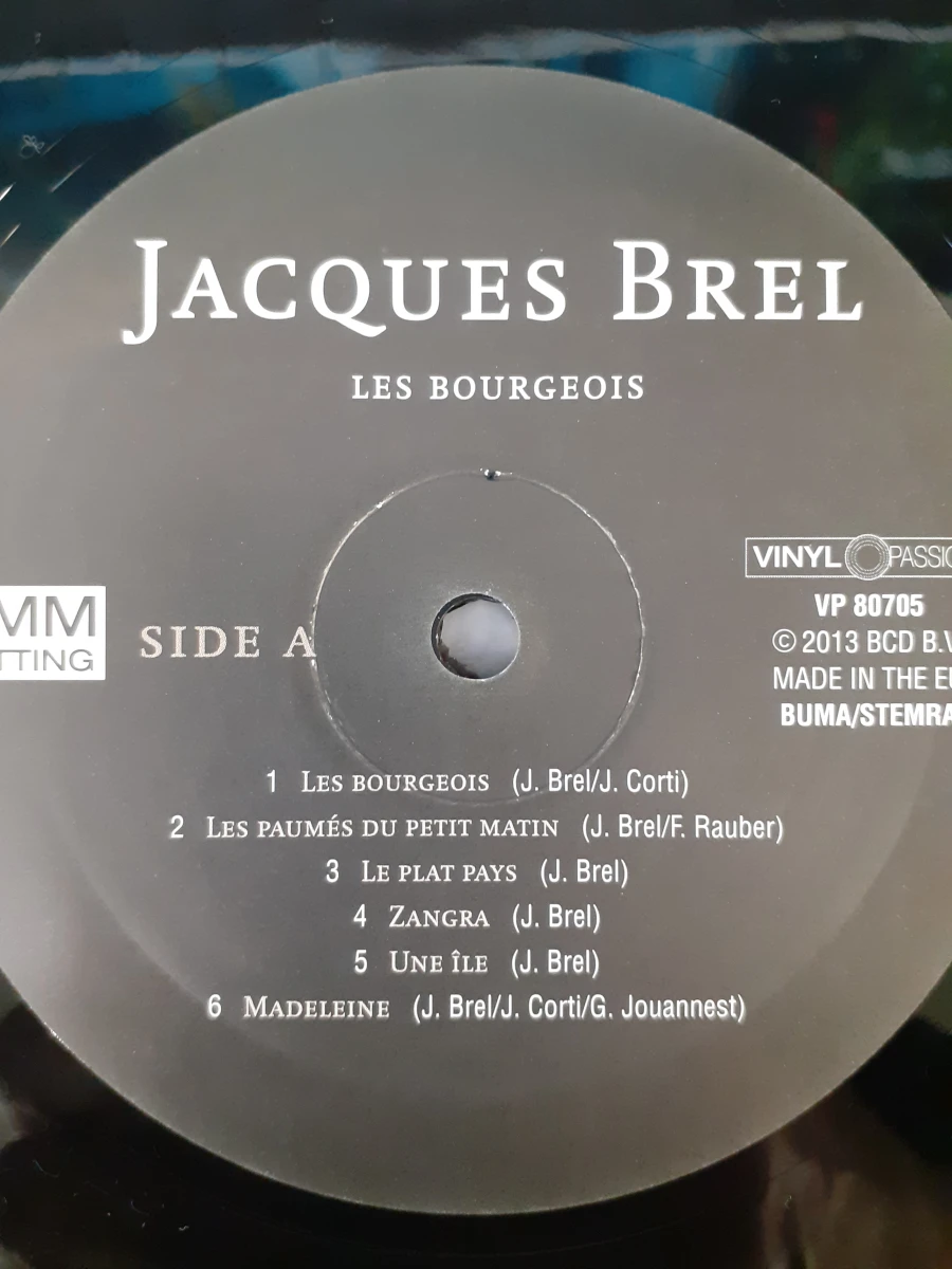 Vinyl: Jacques Brel - Bruxelles - foto 5