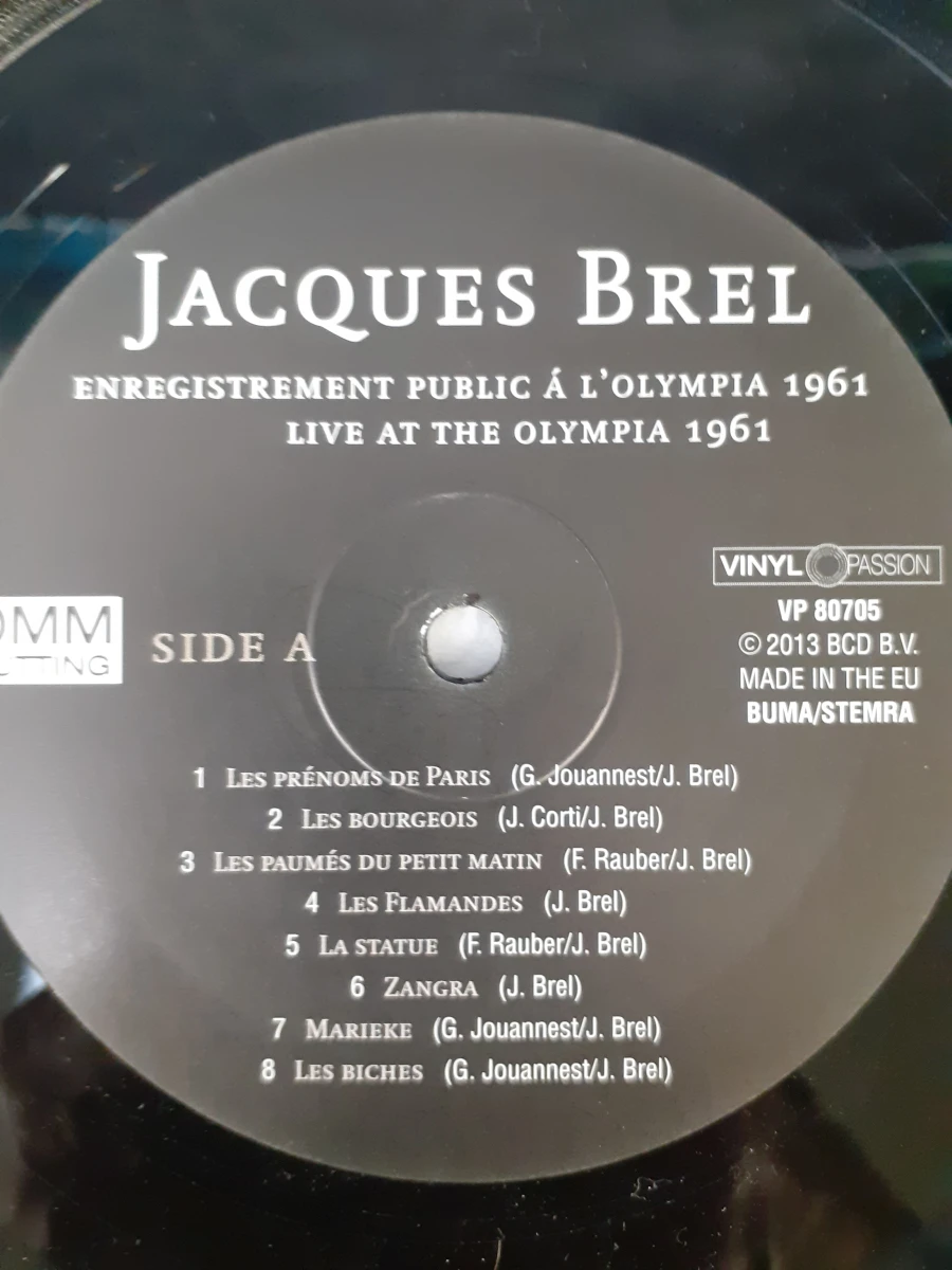 Vinyl: Jacques Brel - Bruxelles - foto 4