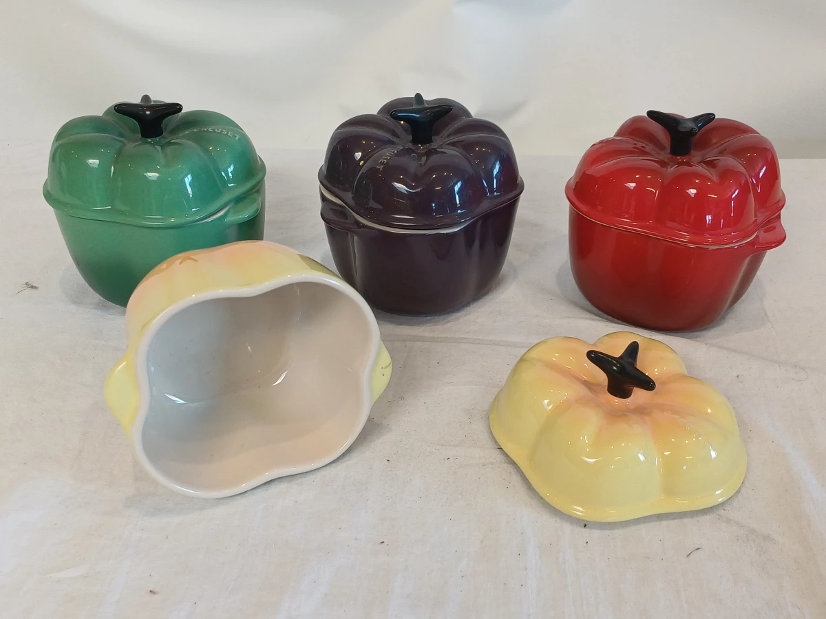 Set van 4 Le Creuset stoofpotjes - foto 2