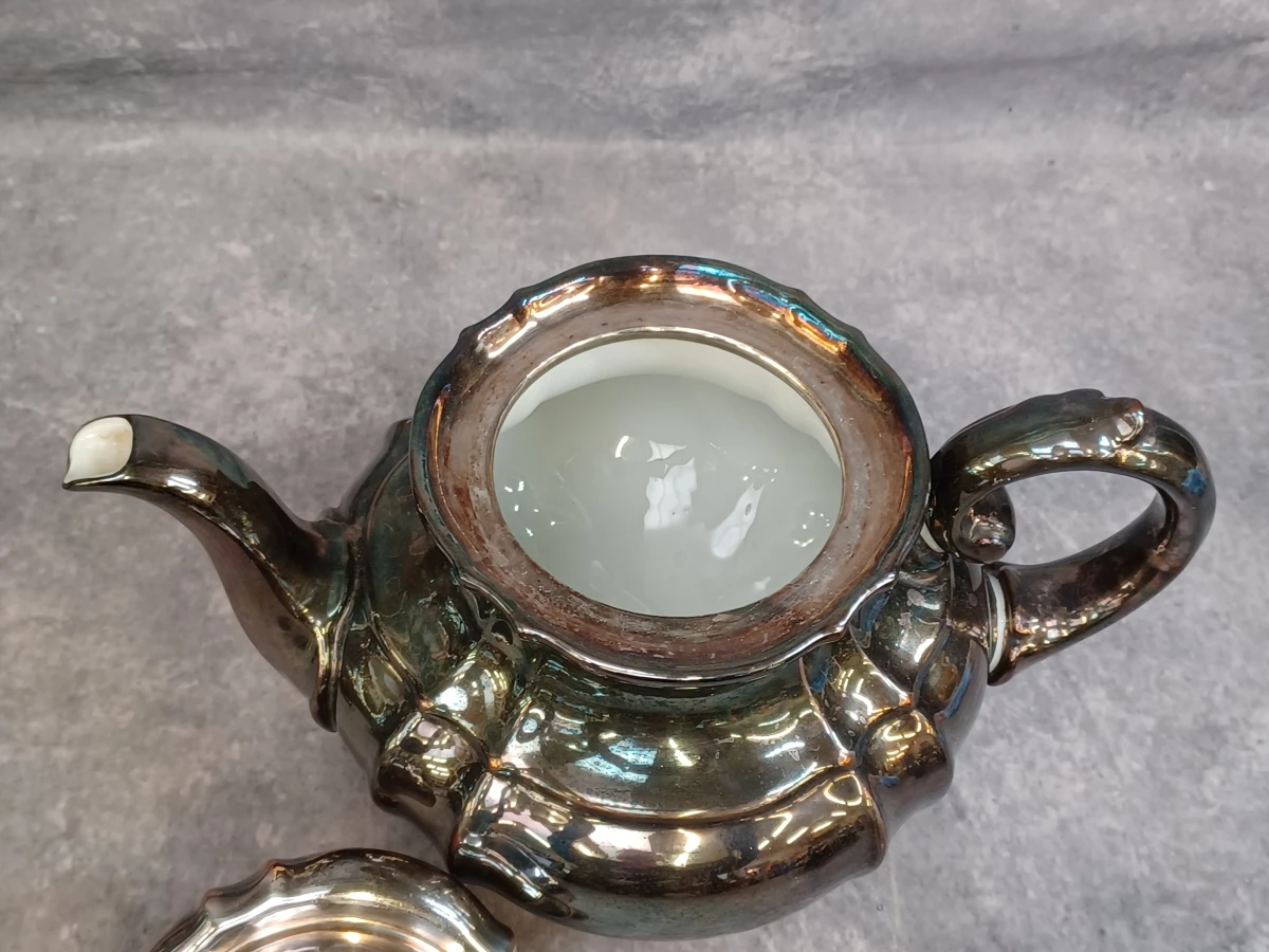 WMF vierdelig verzilverd  koffie- en theeservies - Art-Deco - foto 13