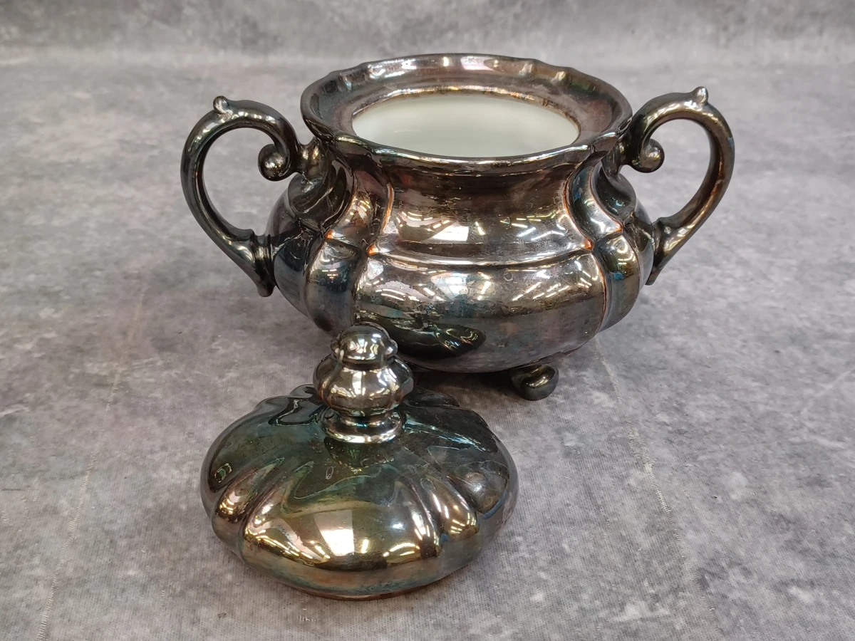 WMF vierdelig verzilverd  koffie- en theeservies - Art-Deco - foto 26