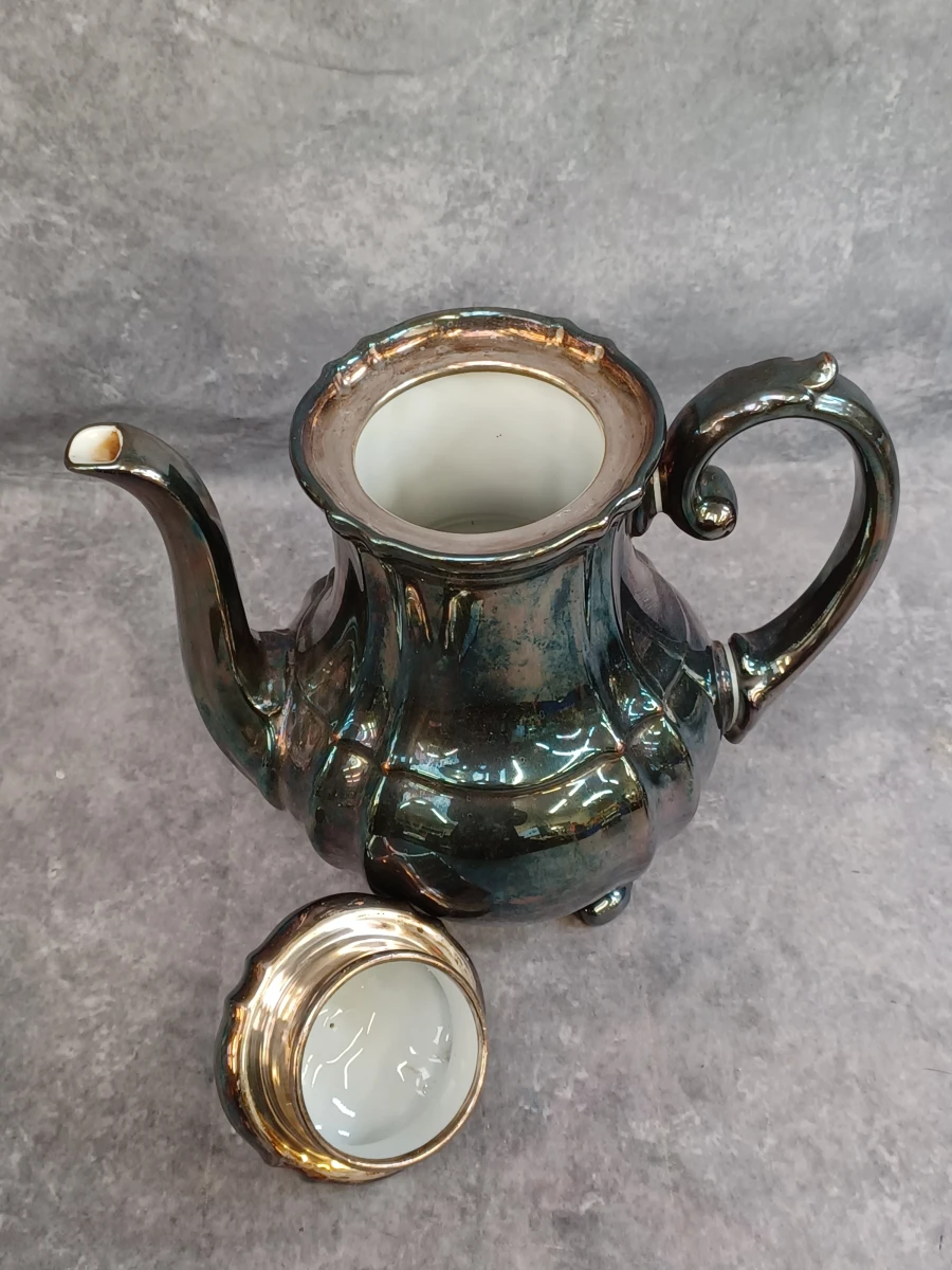 WMF vierdelig verzilverd  koffie- en theeservies - Art-Deco - foto 3