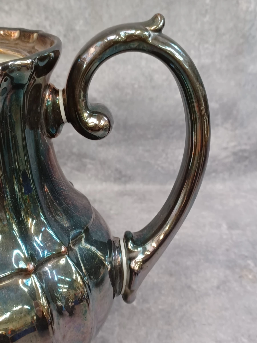 WMF vierdelig verzilverd  koffie- en theeservies - Art-Deco - foto 8
