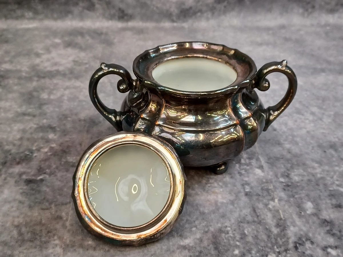 WMF vierdelig verzilverd  koffie- en theeservies - Art-Deco - foto 23