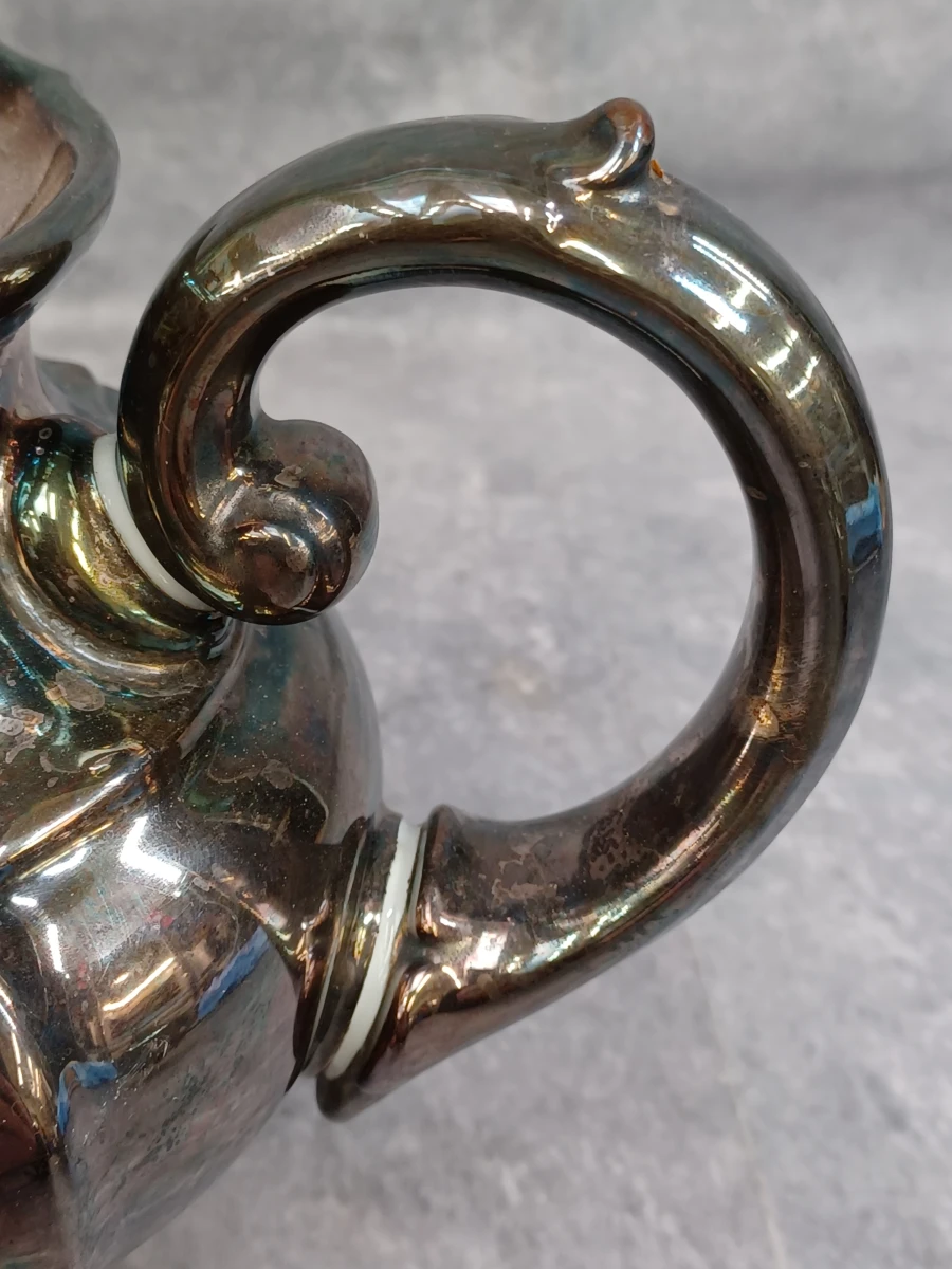 WMF vierdelig verzilverd  koffie- en theeservies - Art-Deco - foto 16