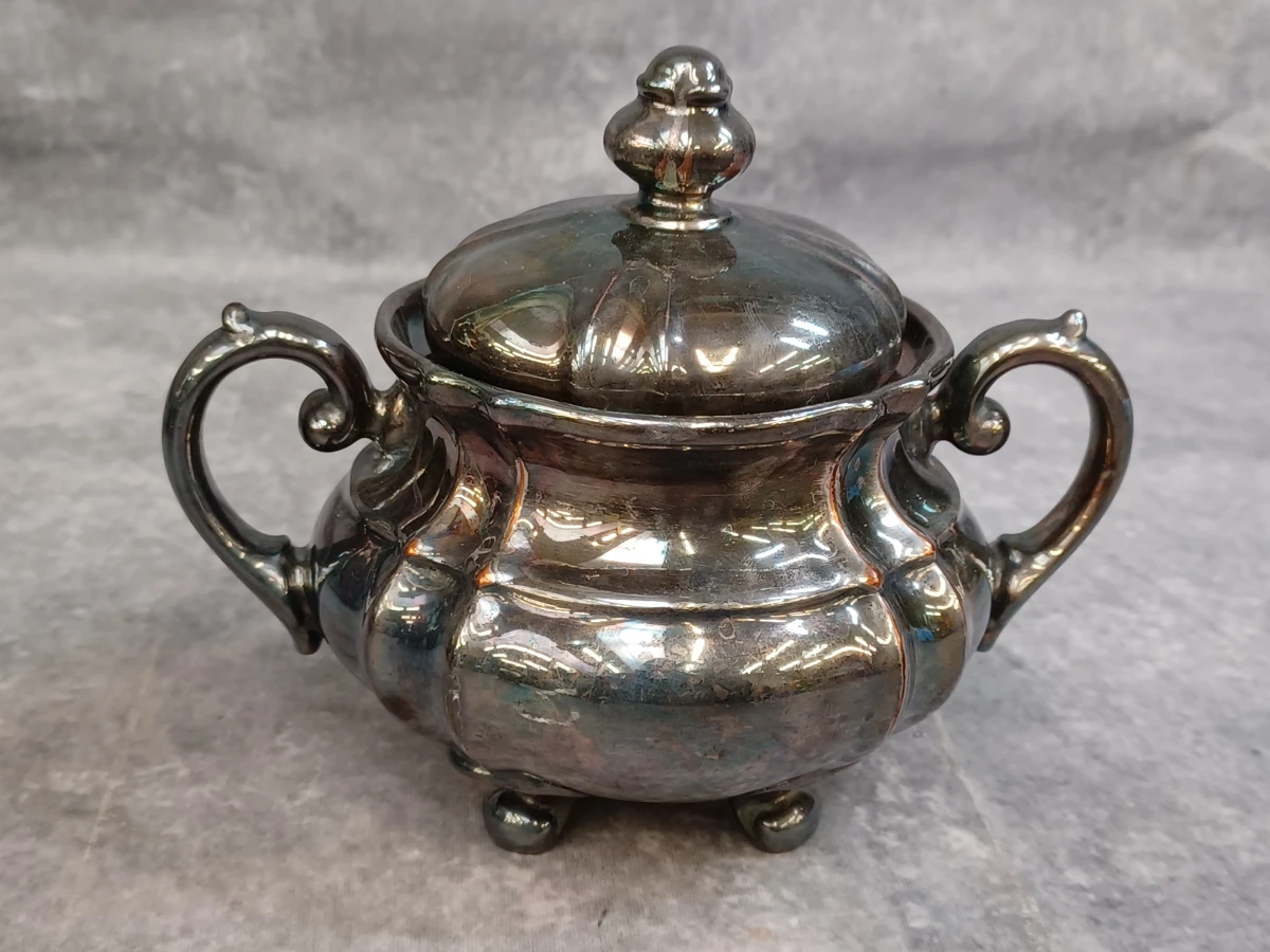 WMF vierdelig verzilverd  koffie- en theeservies - Art-Deco - foto 22