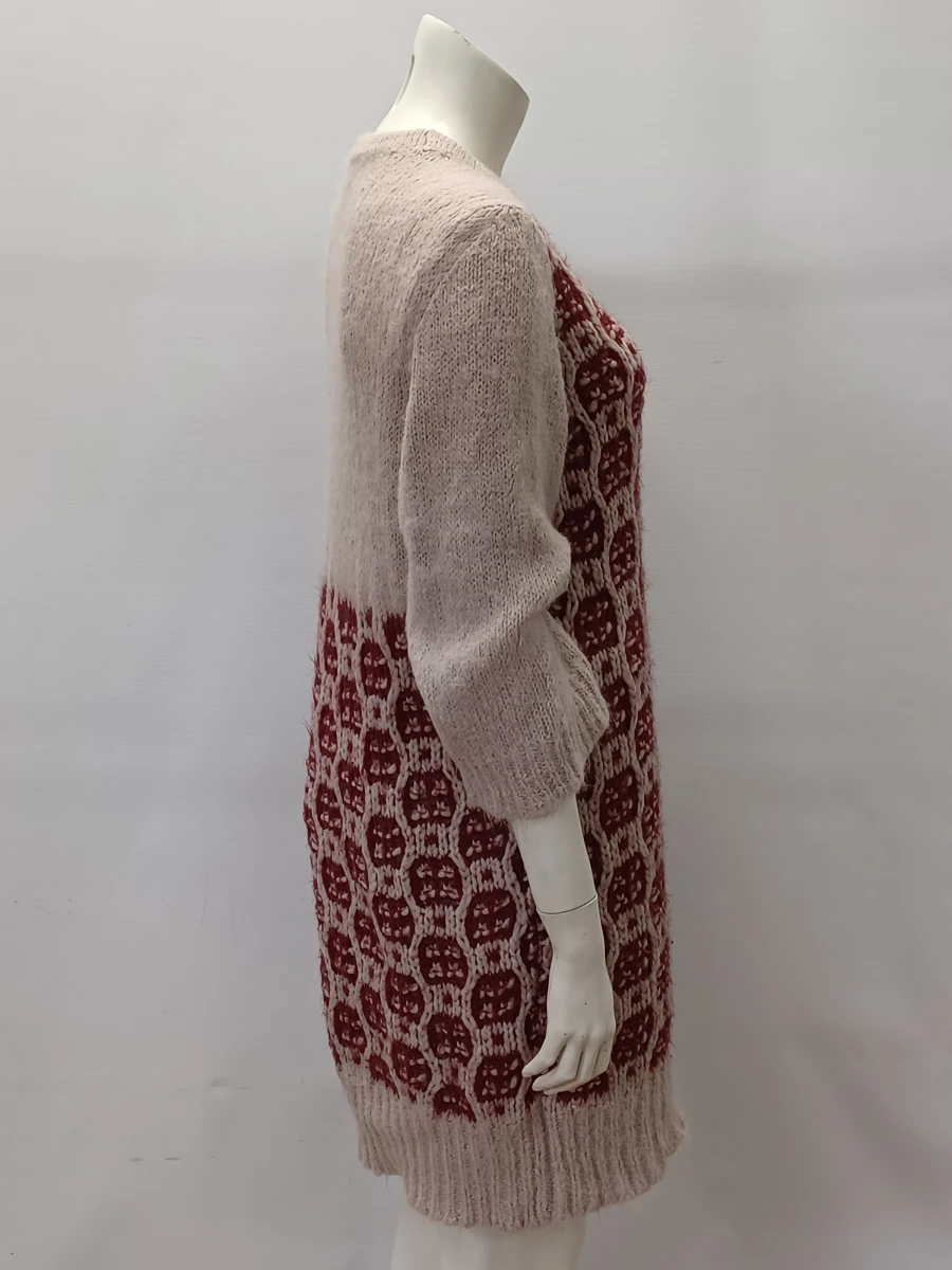 Dries Van Noten gebreide jurk / lange trui - foto 2