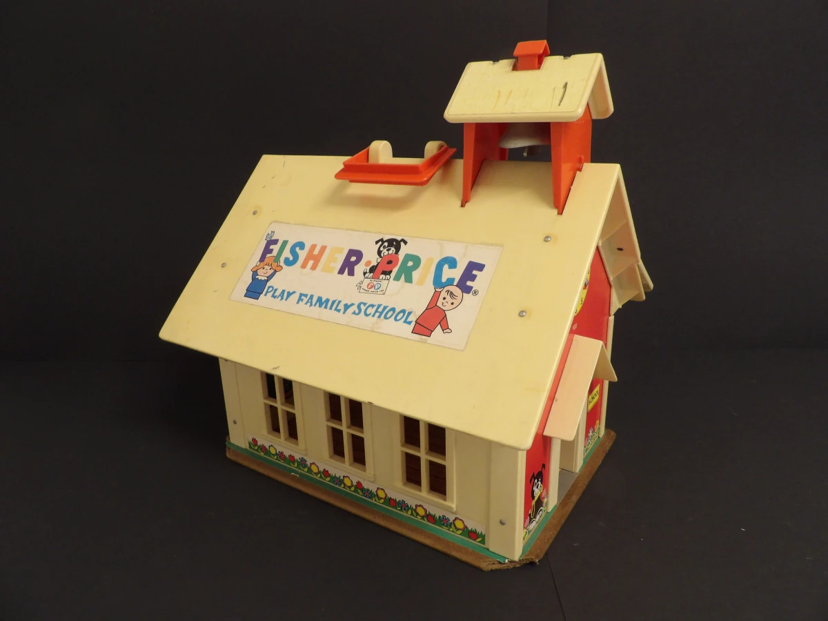 Fisher-Price Play Family School (1971) – kavel bij De Kringwinkel, Leopoldsburg