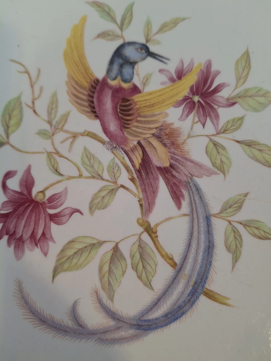 Decoratief bord ‘Oiseaux des Îles’ van Digoin & Sarreguemines - foto 3