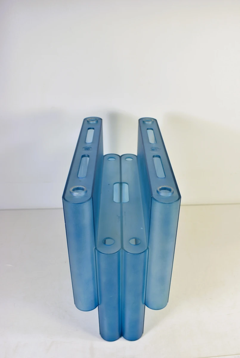 Kartell tijdschriftenhouder 4676 van Giotto Stoppino, blauw - foto 6
