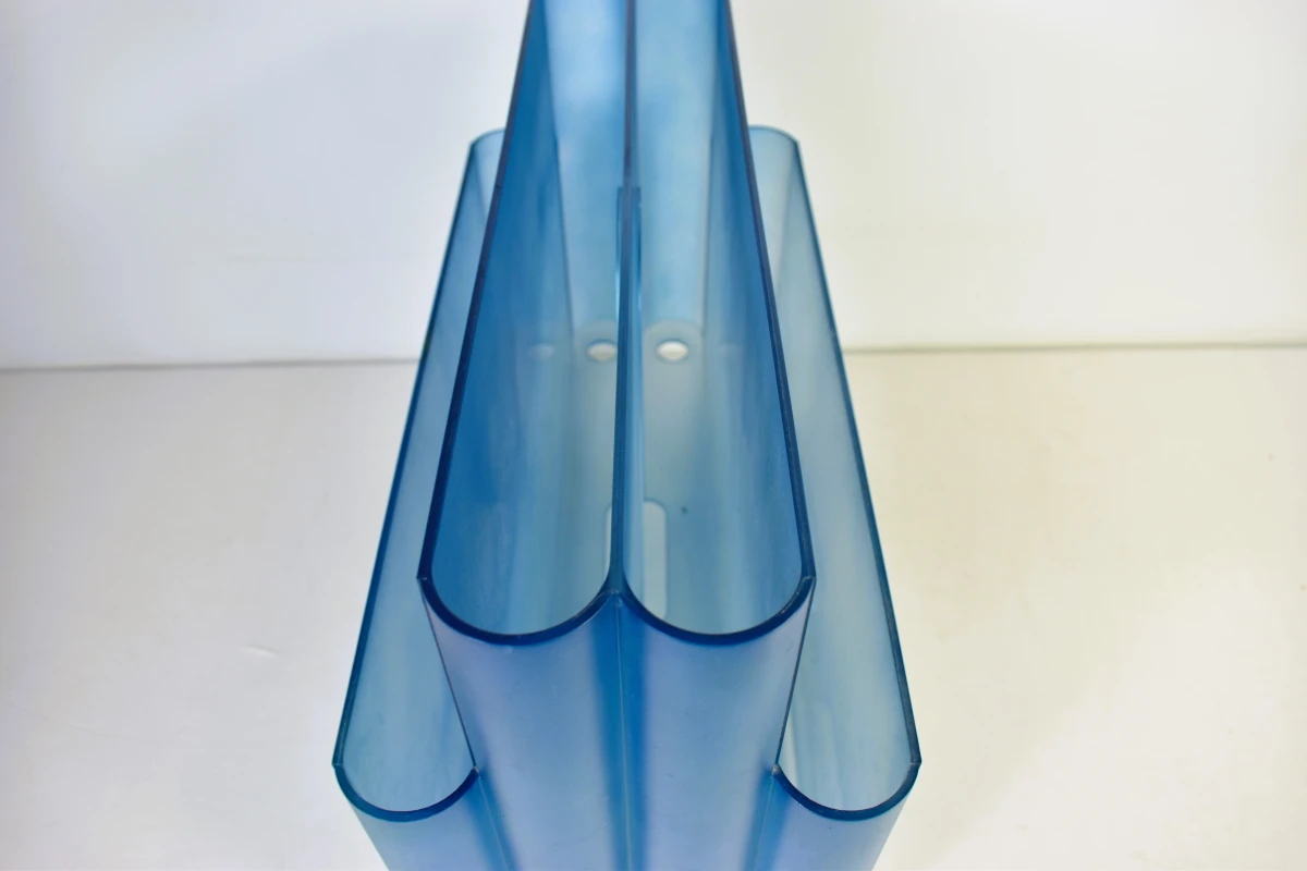 Kartell tijdschriftenhouder 4676 van Giotto Stoppino, blauw - foto 3