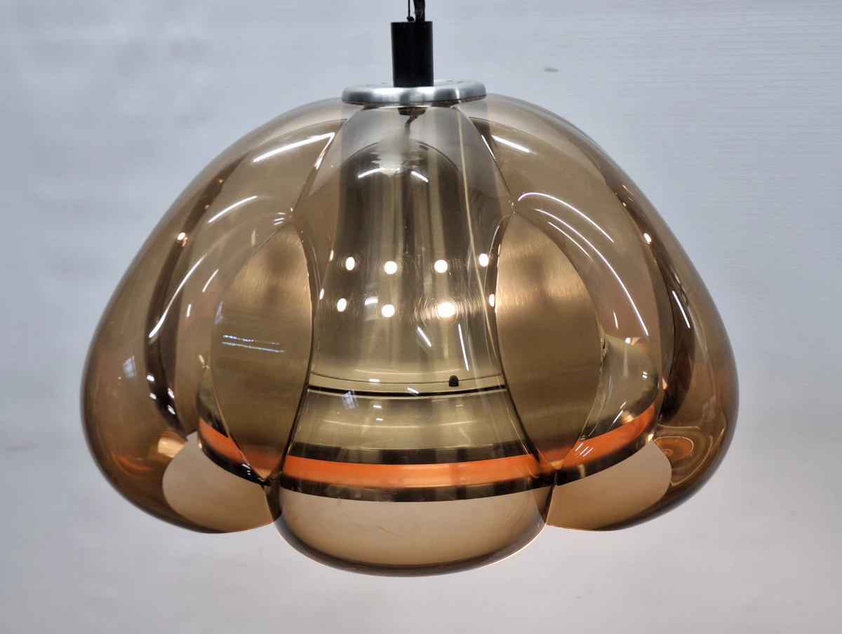 Vintage Herda “Flower” Space Age hanglamp - iconisch jaren ’70 design - foto 3