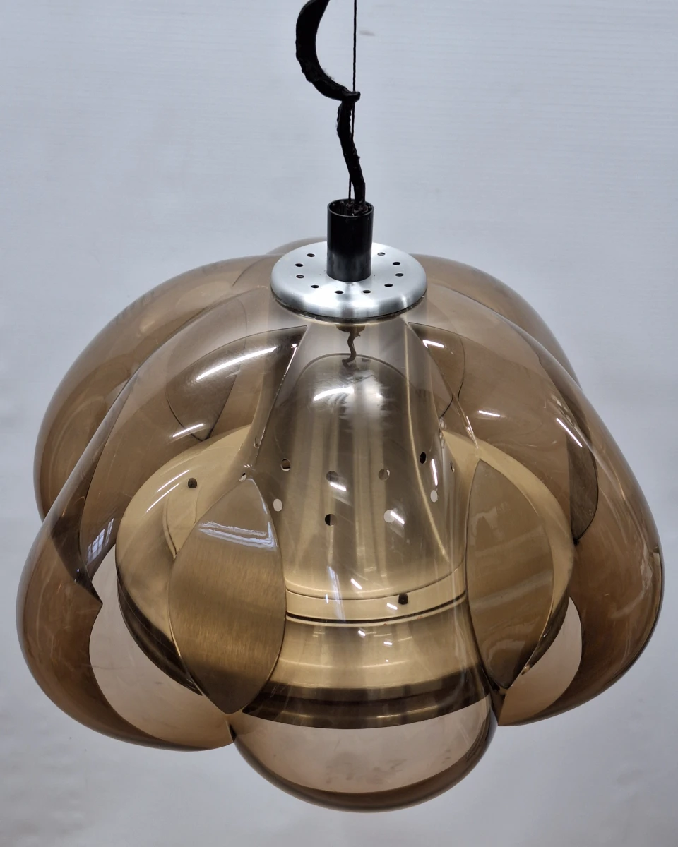 Vintage Herda “Flower” Space Age hanglamp - iconisch jaren ’70 design - foto 10