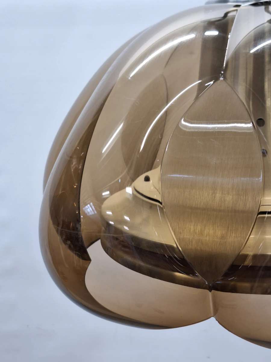 Vintage Herda “Flower” Space Age hanglamp - iconisch jaren ’70 design - foto 13