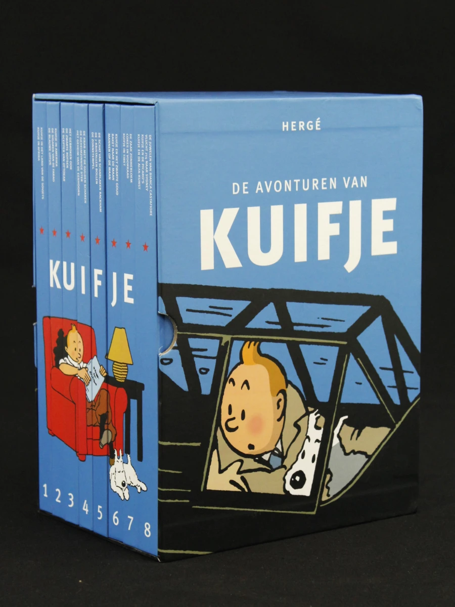 Boxset De Avonturen van Kuifje, verzamelbox (blauwe editie) Hergé Standaard uitgeverij - foto 2