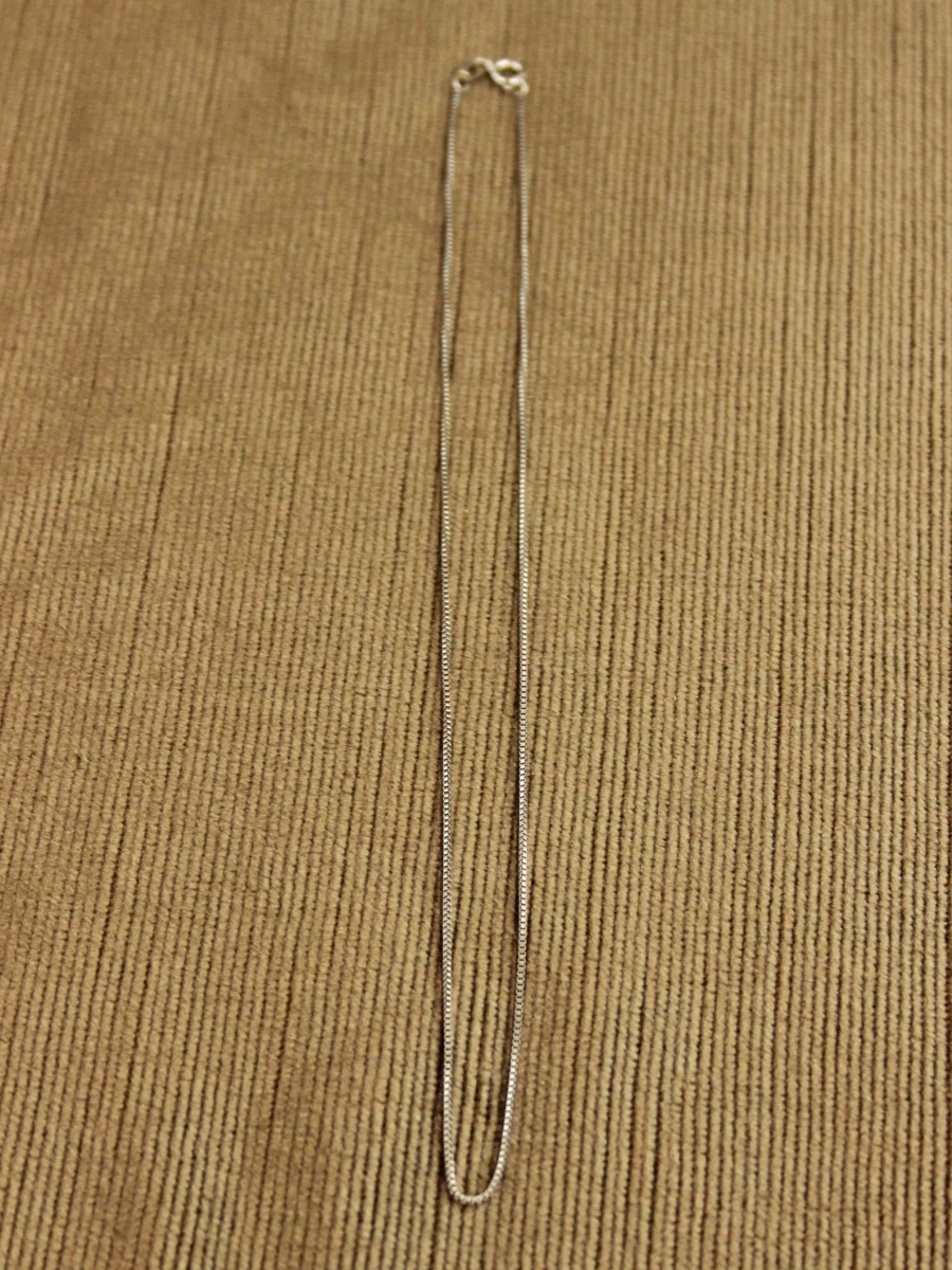 18 karaats witgouden Venetiaanse schakel ketting - foto 5