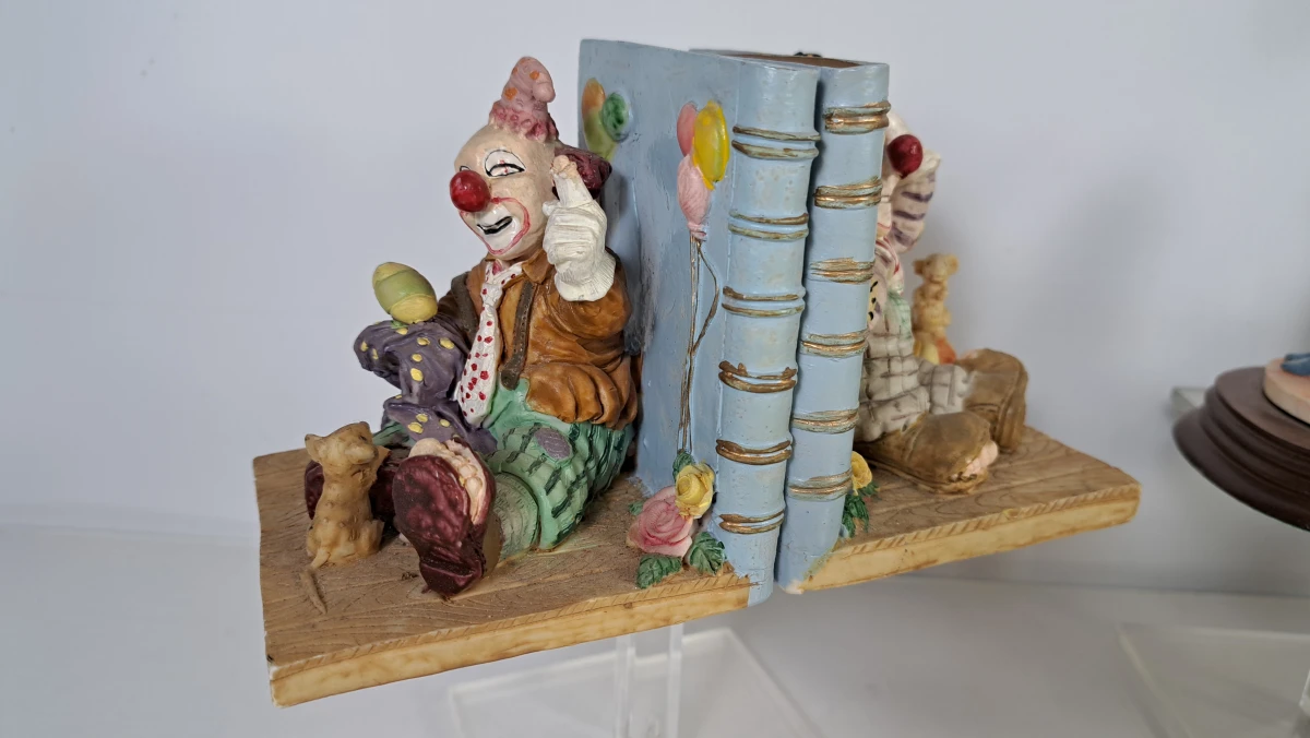 Set van 12 decoratieve clownfiguren van Cille Leonardo en Dame Hilda Von Ette - foto 7