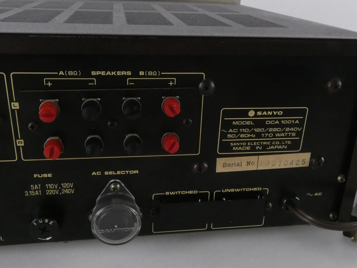 Sanyo stereo voorversterker DCA 1001A - foto 10
