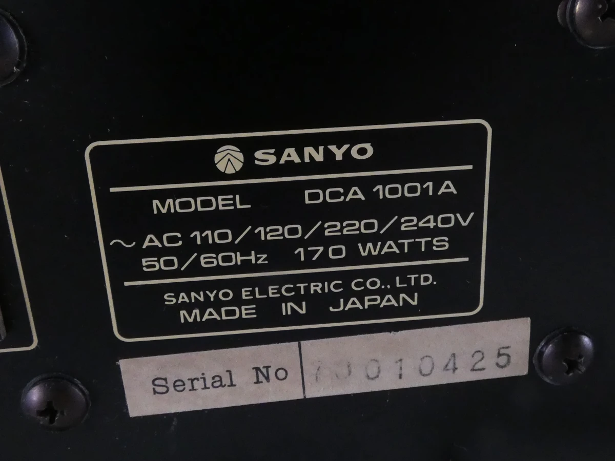 Sanyo stereo voorversterker DCA 1001A - foto 11