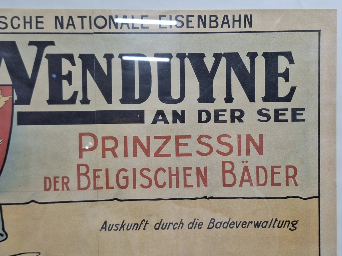 Reproductie van toeristische affiche ‘Wenduine an der See’ naar Léon Belloguet - foto 11