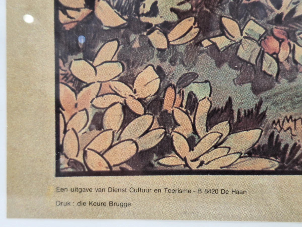 Reproductie van toeristische affiche ‘Wenduine an der See’ naar Léon Belloguet - foto 9