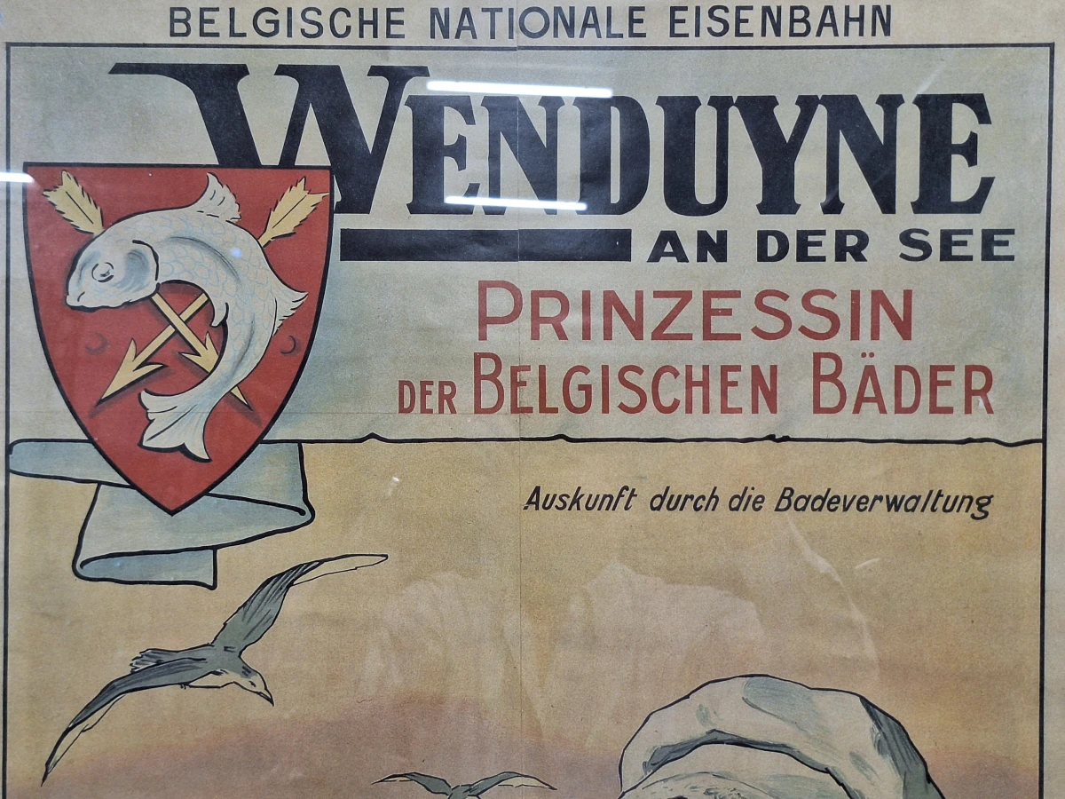 Reproductie van toeristische affiche ‘Wenduine an der See’ naar Léon Belloguet - foto 5
