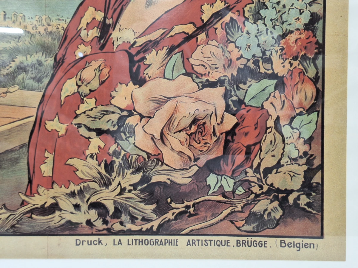 Reproductie van toeristische affiche ‘Wenduine an der See’ naar Léon Belloguet - foto 8