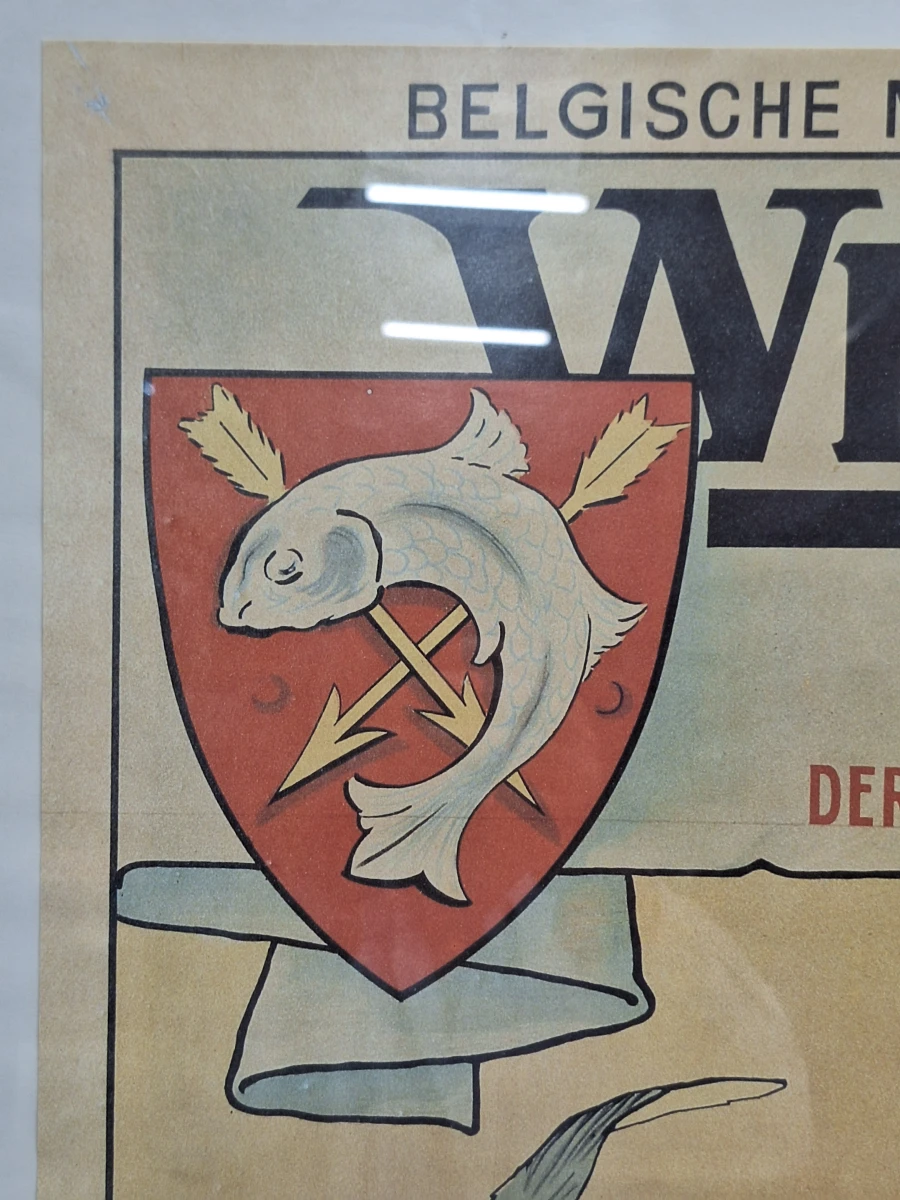 Reproductie van toeristische affiche ‘Wenduine an der See’ naar Léon Belloguet - foto 10