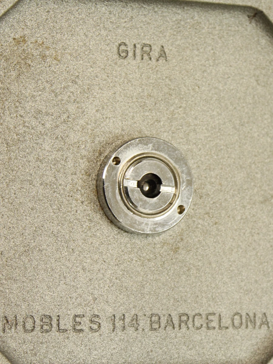 Moderne metalen bureaulamp met grijze kap - foto 6
