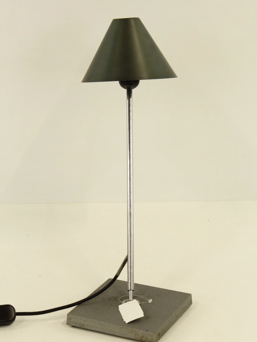 Moderne metalen bureaulamp met grijze kap - foto 7