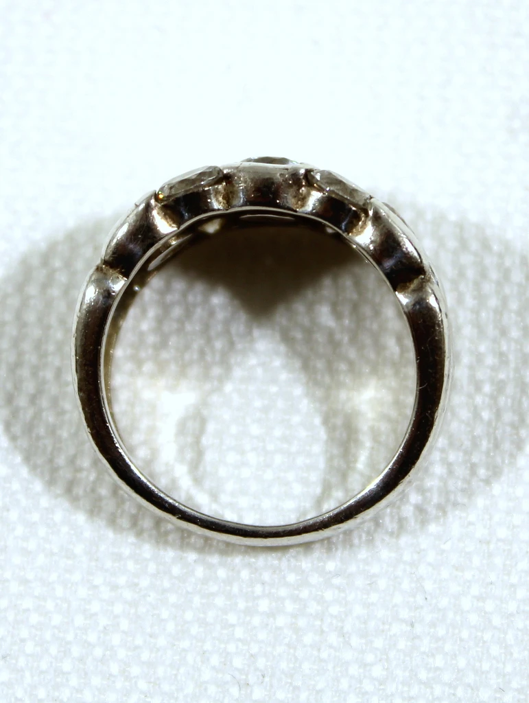 925 Zilveren Ring met Steentjes - foto 4