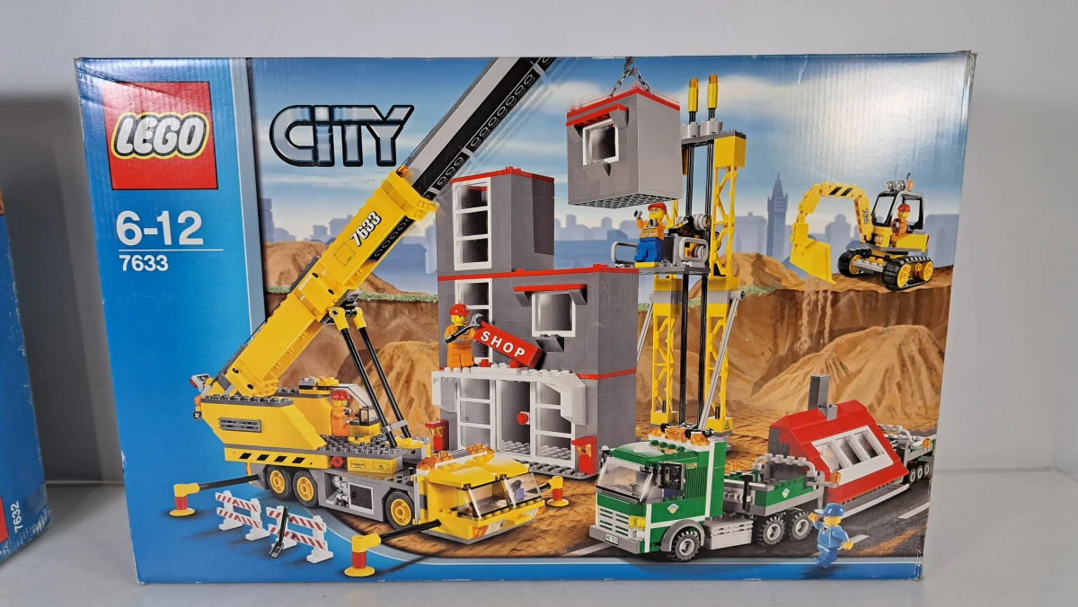 Drie Lego City bouwsets met kranen en walsen - foto 4