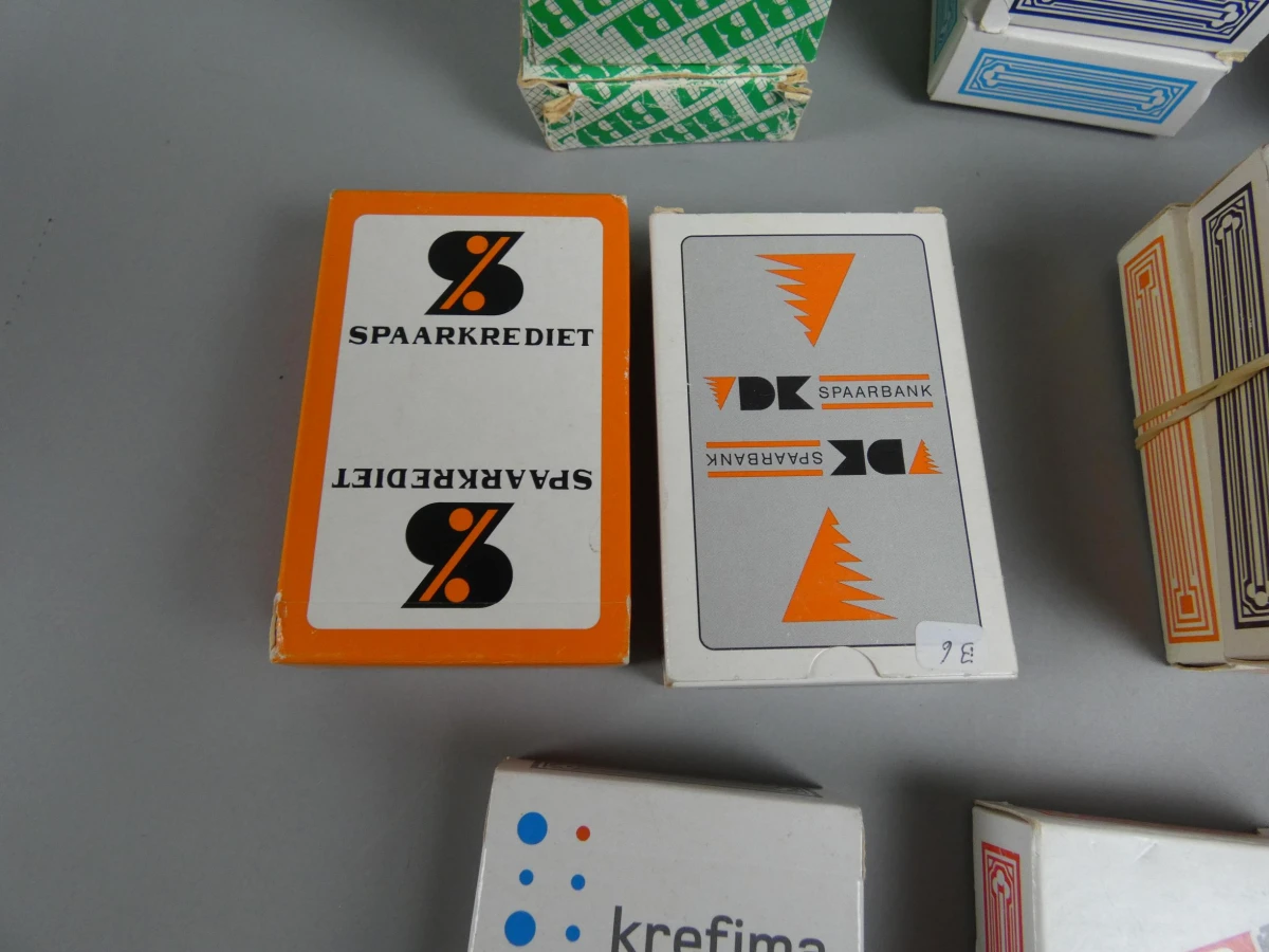 25 sets speelkaarten banken - foto 4